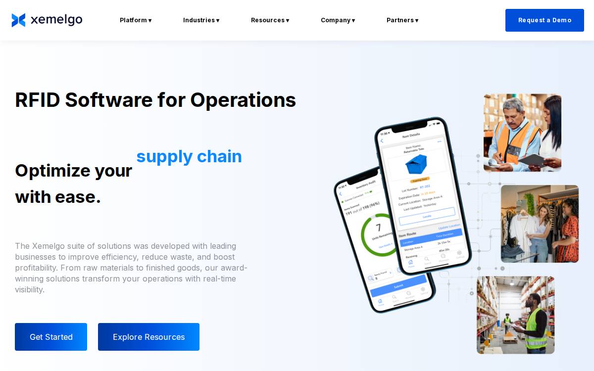 Logistics & Supply Chain website preview