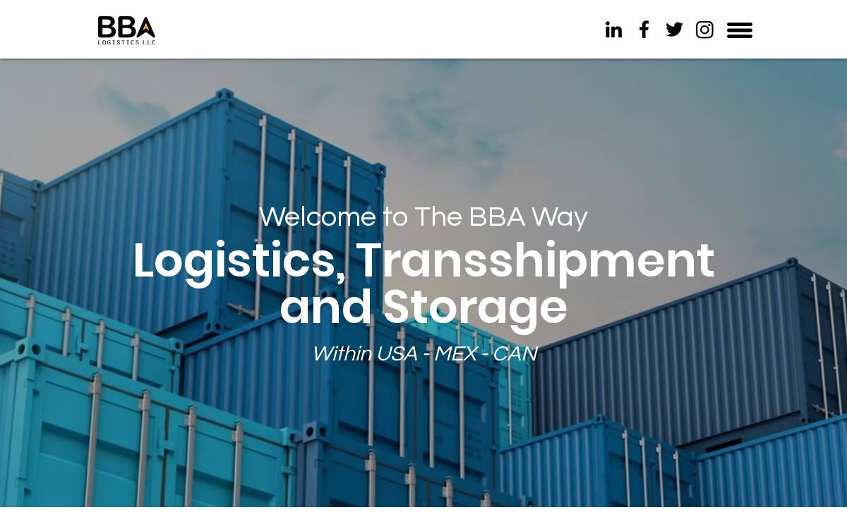 Logisticsbba website preview