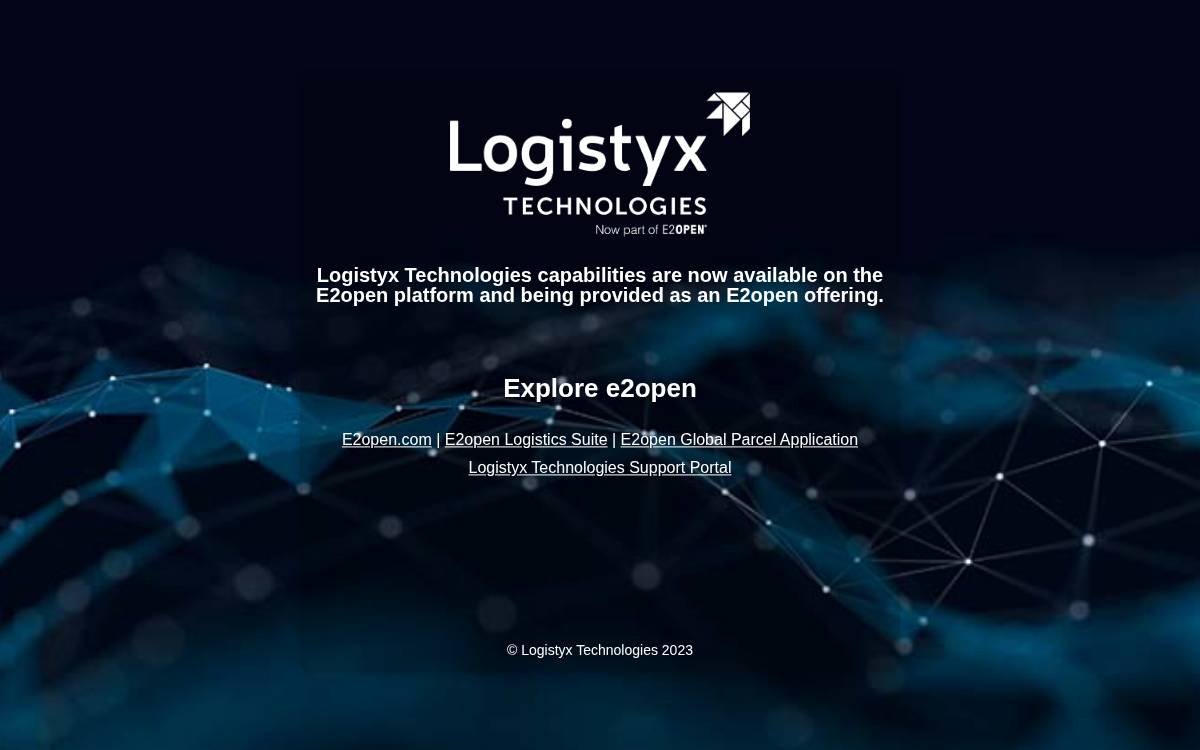 Logistyx website preview