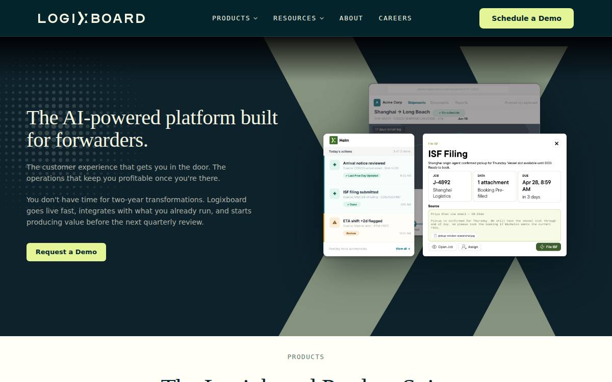 Logixboard website preview