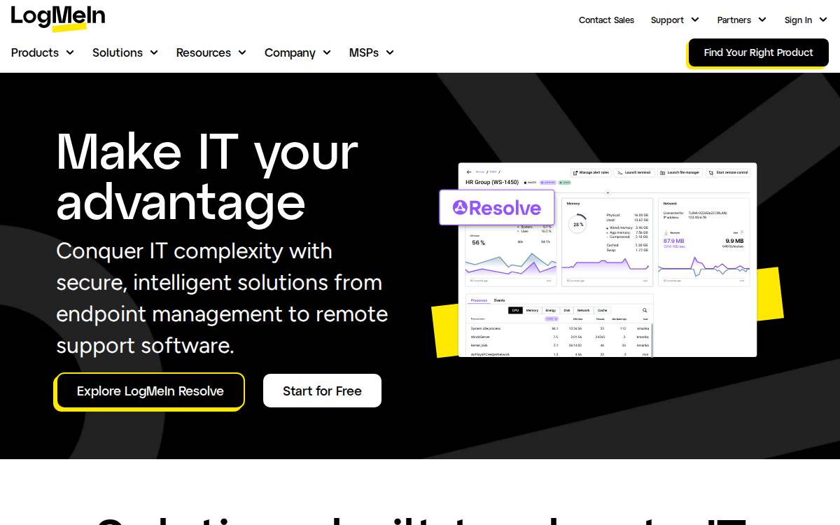 Logmeininc website preview