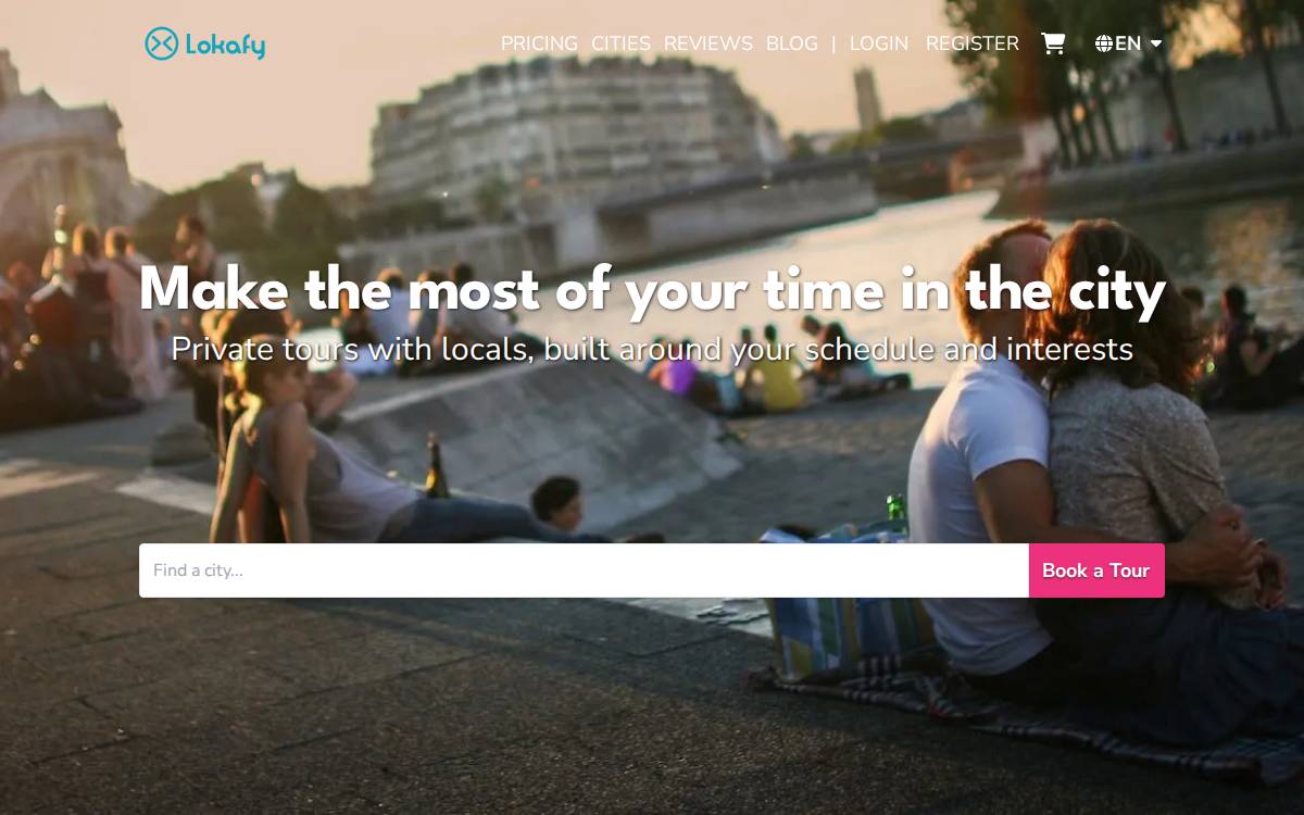 Lokafy website preview