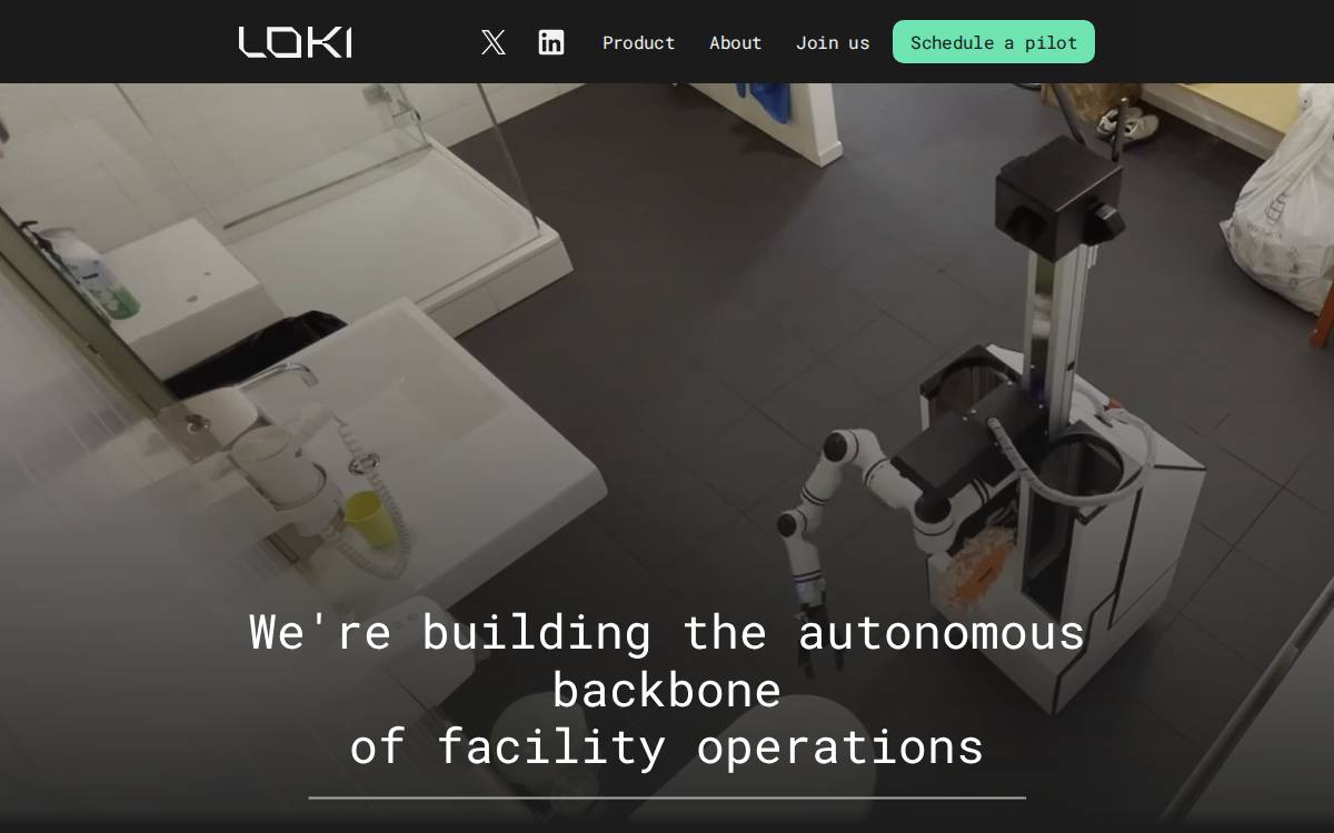 Loki Robotics website preview