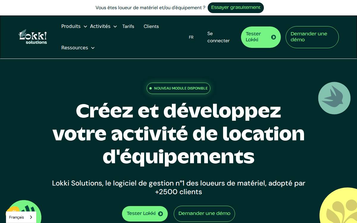 Lokki website preview