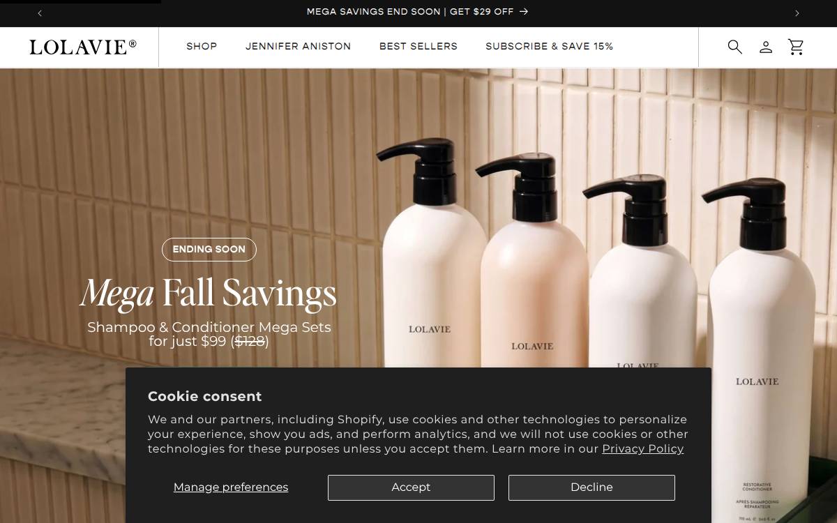 LolaVie website preview