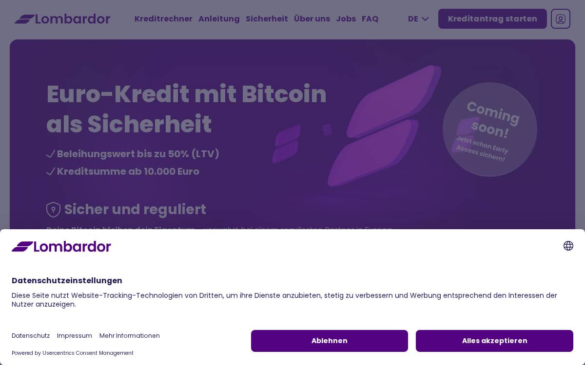 Lombardor website preview