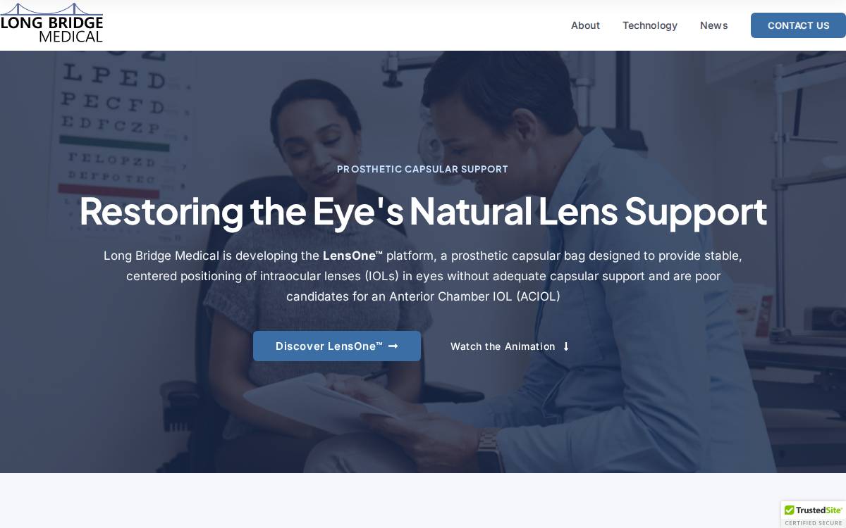 Long Bridge Medical website preview