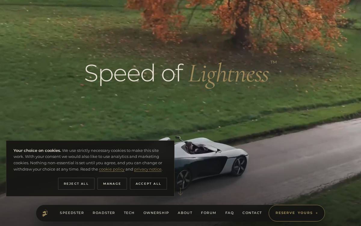 Longbow Motors website preview