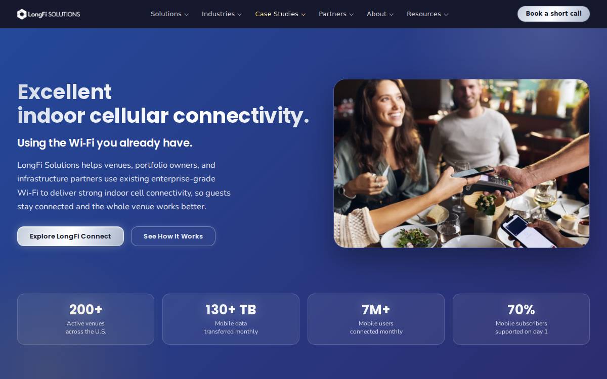 LongFi Solutions website preview
