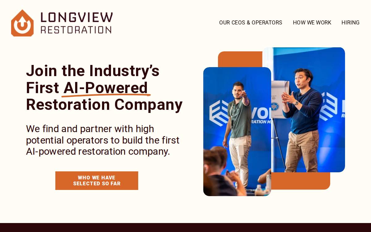Longview website preview