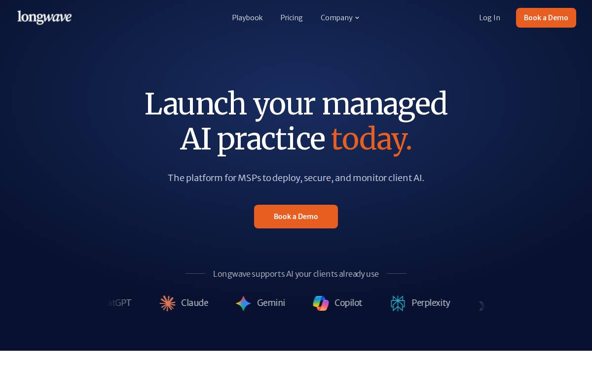 Longwave website preview