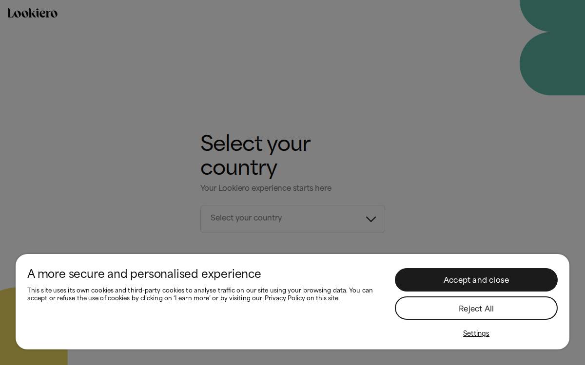 Lookiero website preview