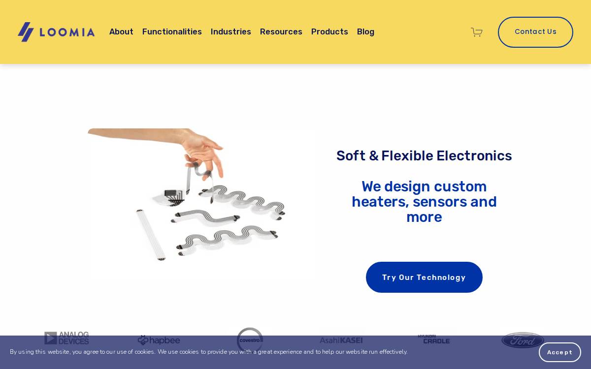 LOOMIA website preview