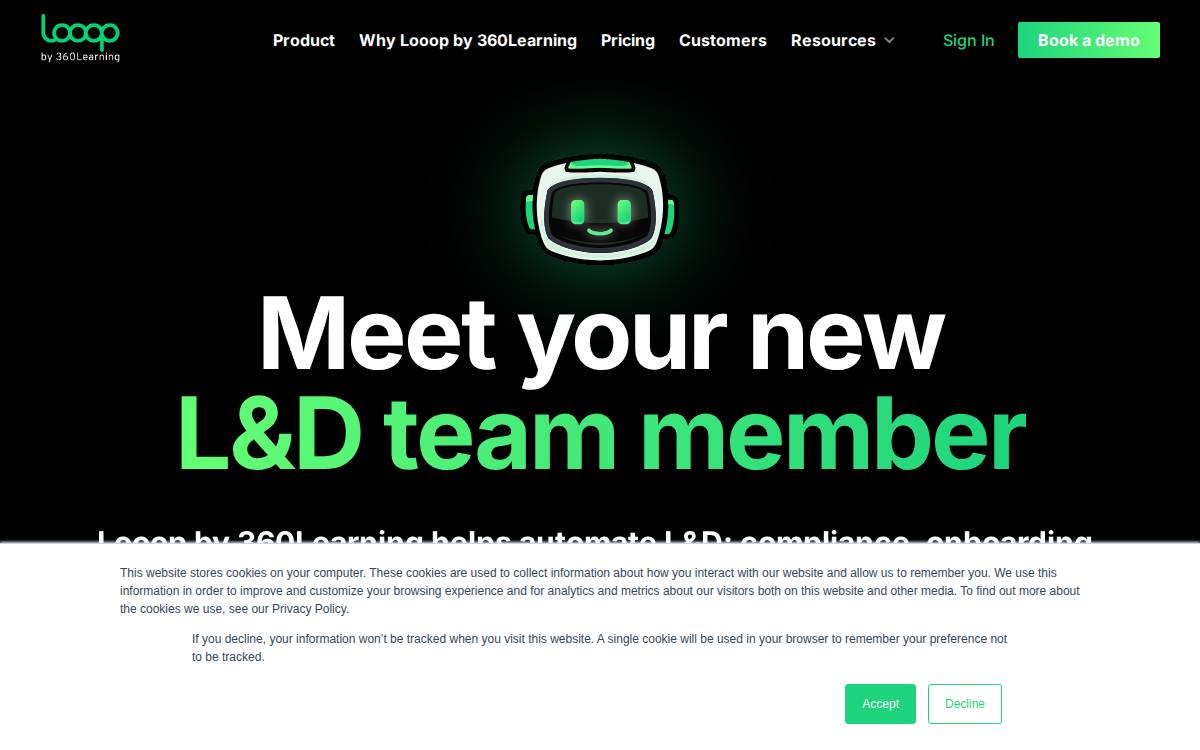 Looop website preview