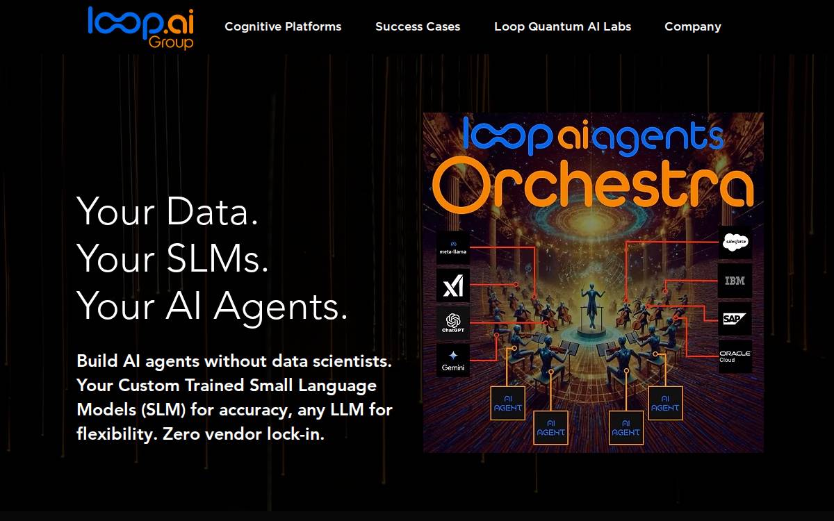 Loop AI Labs website preview