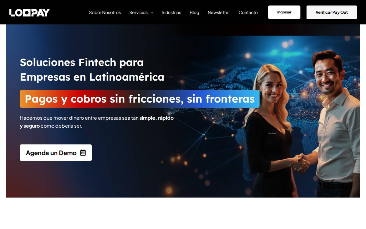 Loopay website preview