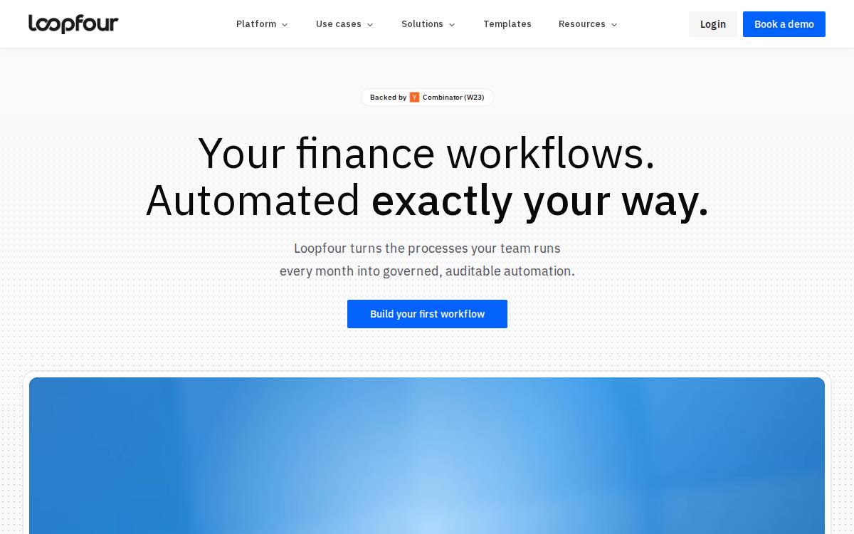 Loopfour website preview