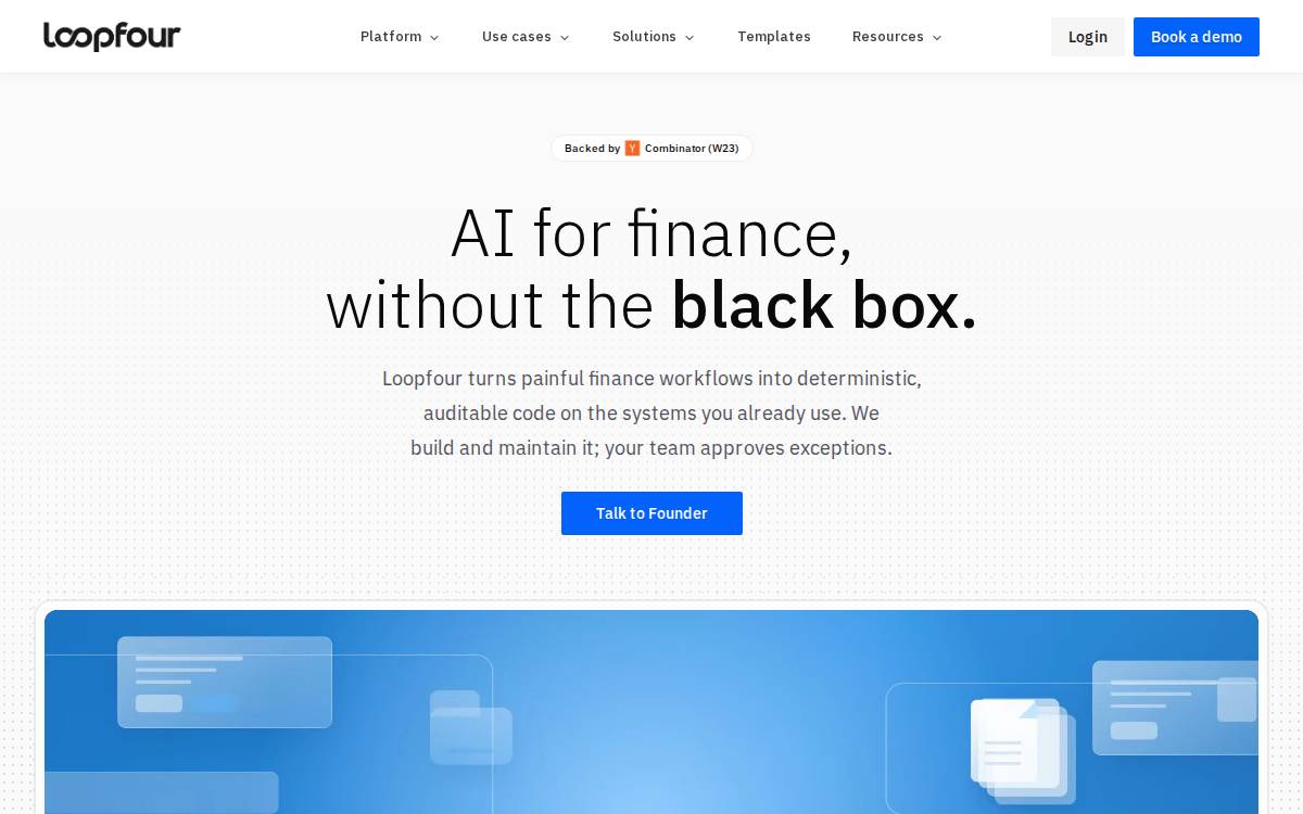 loopfour website preview