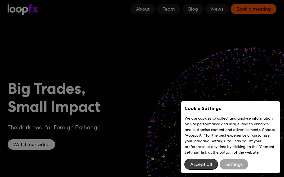 LoopFX website preview