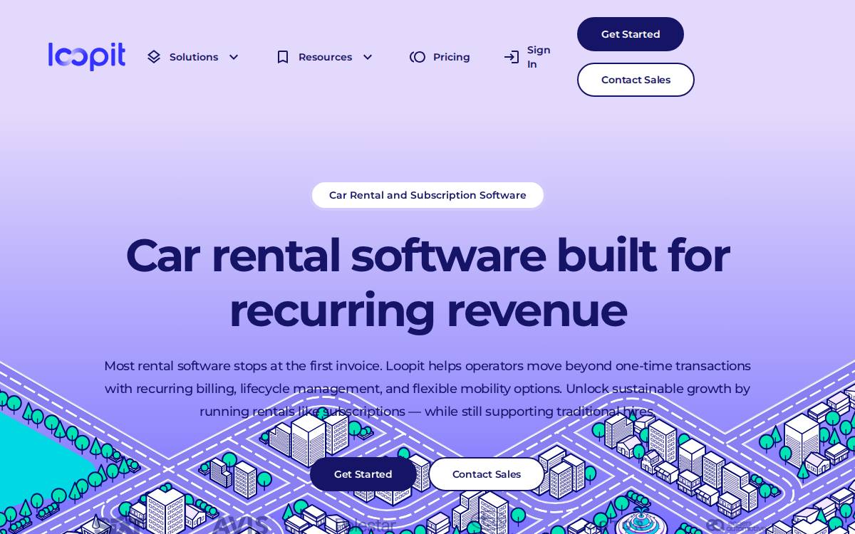 Loopit website preview