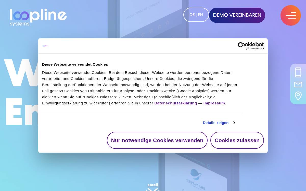 Loopline Systems website preview