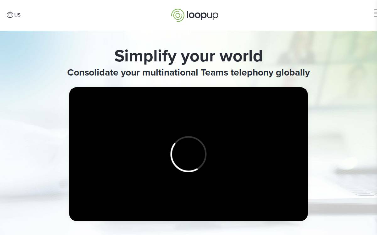 LoopUp website preview