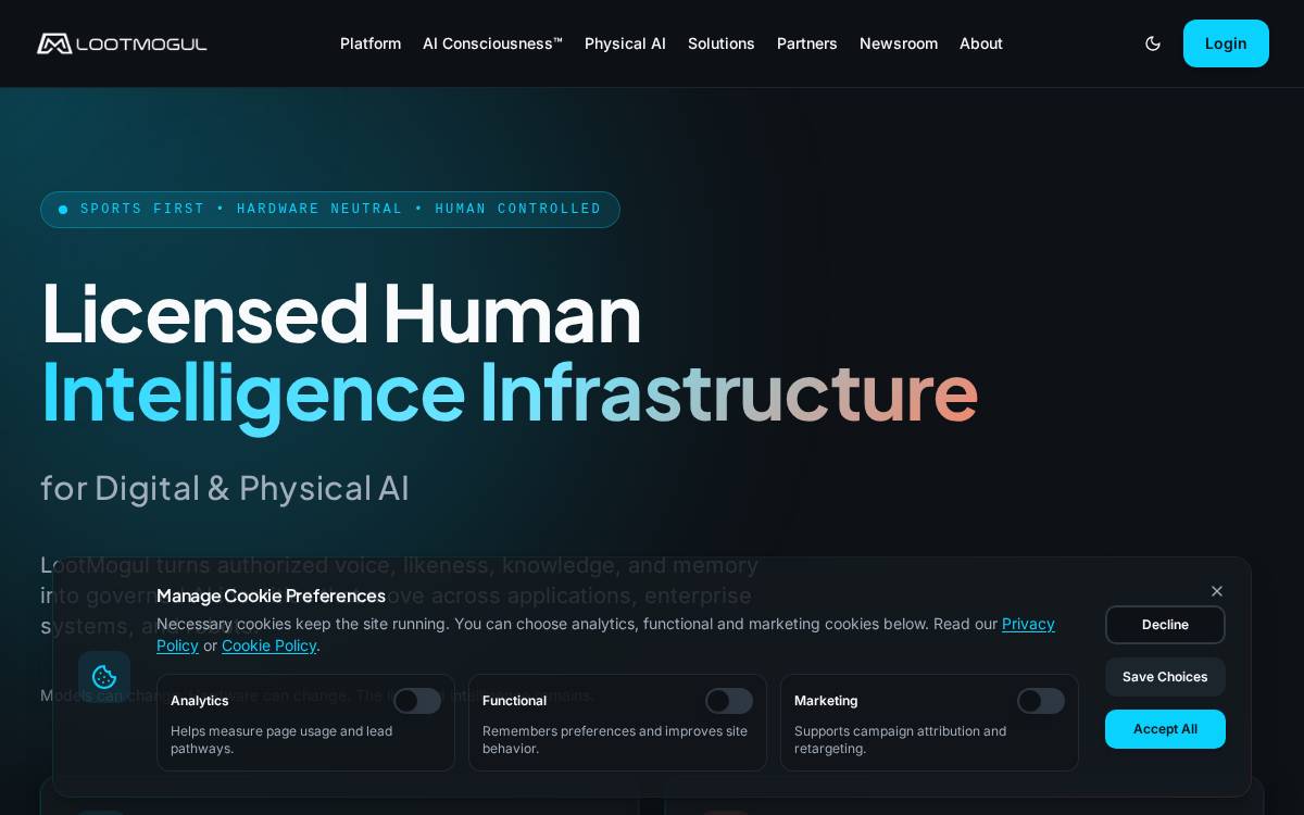 Loot Mogul website preview
