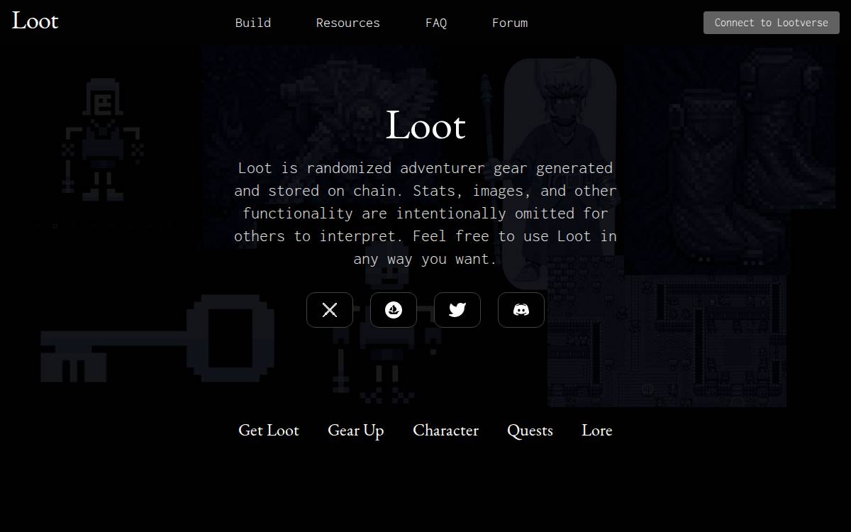 Loot website preview