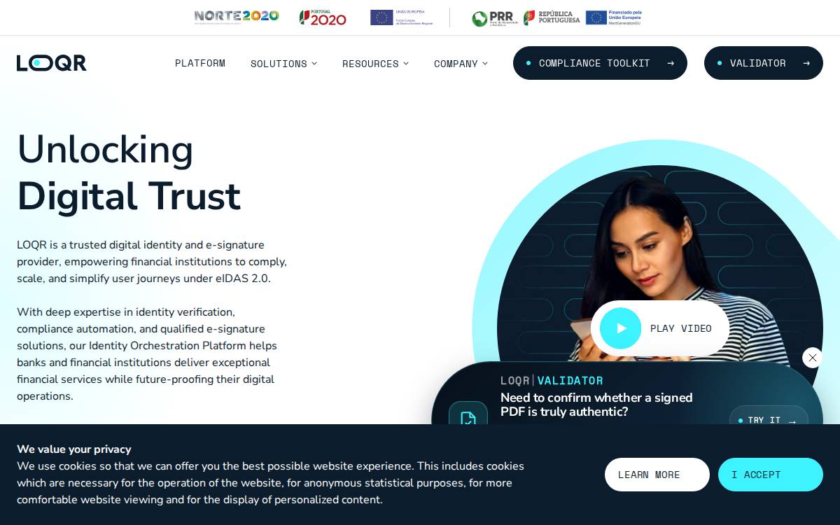 LOQR website preview