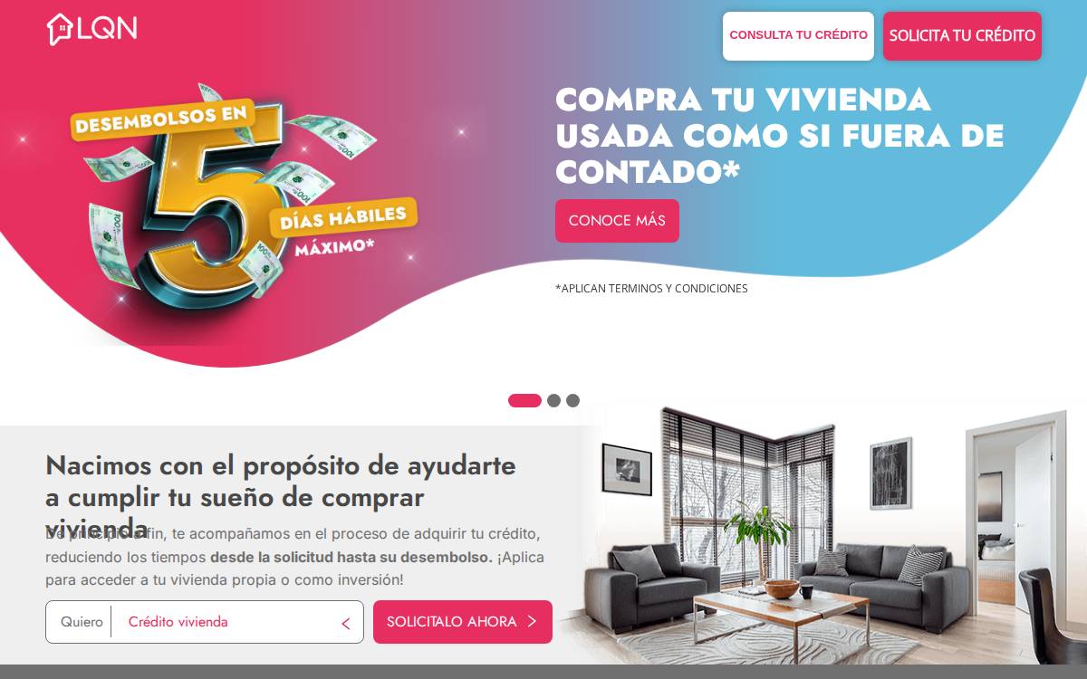 Loquenecesito website preview