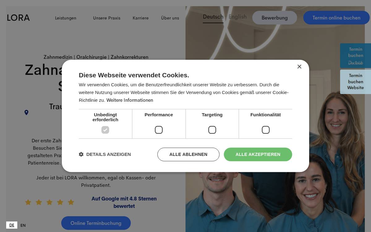 Lora website preview