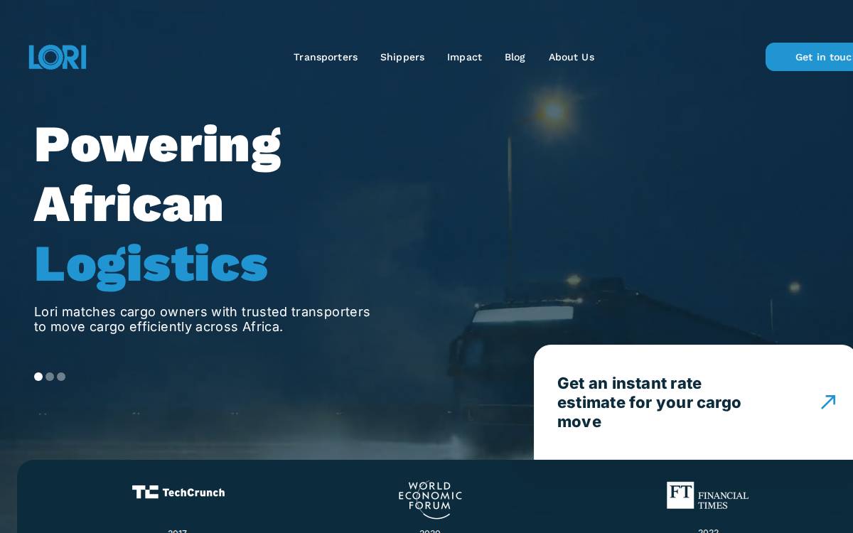 Lori Systems website preview