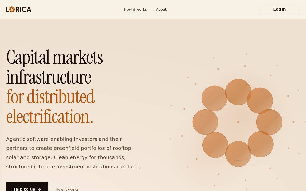 Lorica website preview
