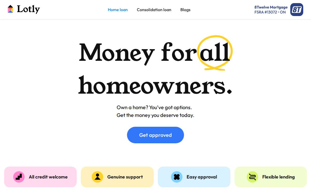 Lotly website preview