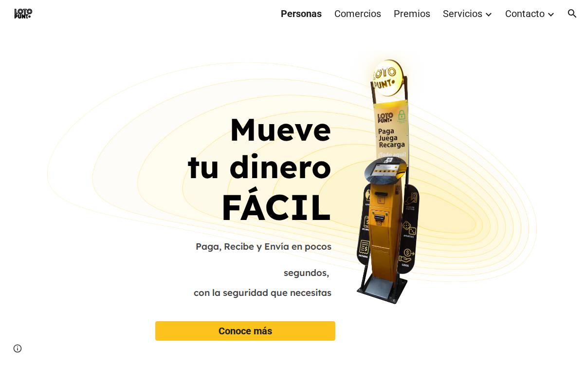 Loto Punto website preview