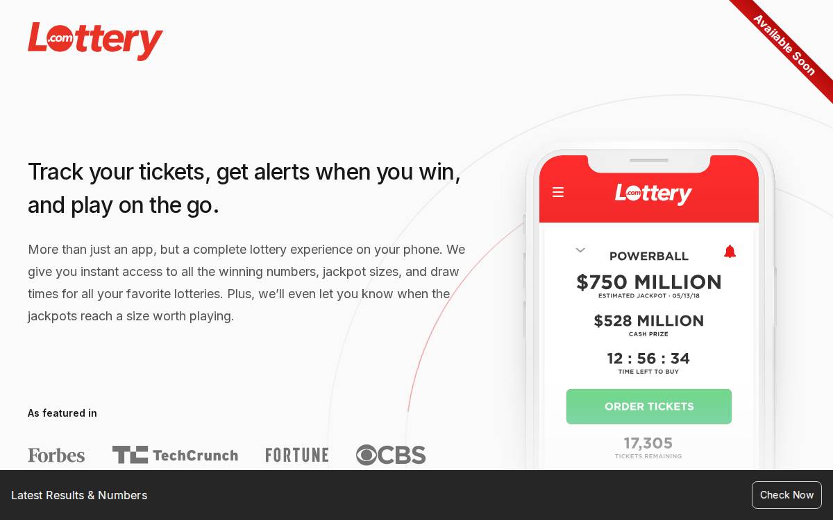 AutoLotto website preview