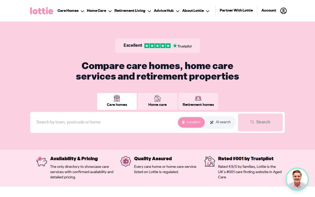 Lottie website preview