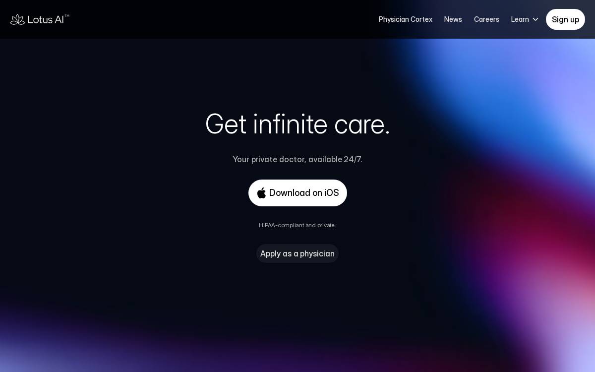 Lotus website preview