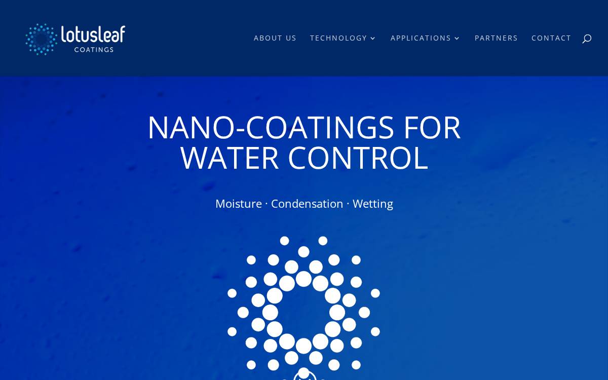 Lotus Leaf Coatings website preview
