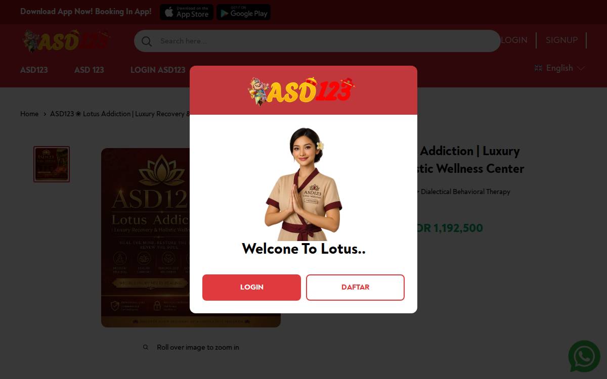 Lotusaddiction website preview