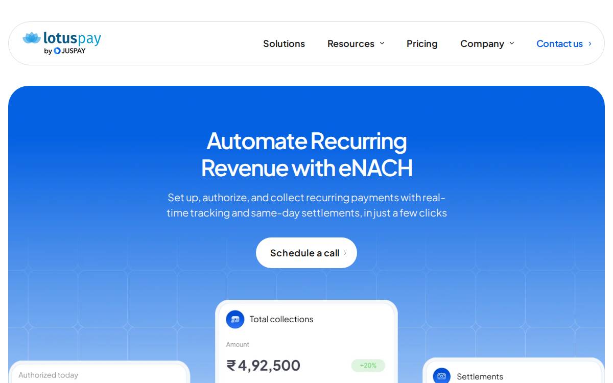 LotusPay website preview