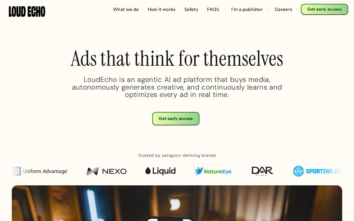 Loud Echo Private website preview