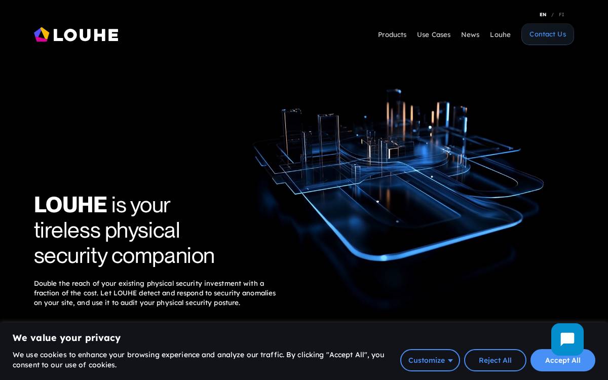Louhe website preview
