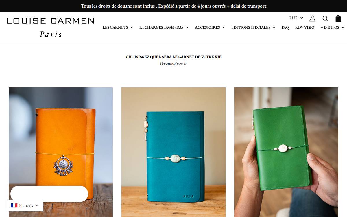 Louise Carmen website preview