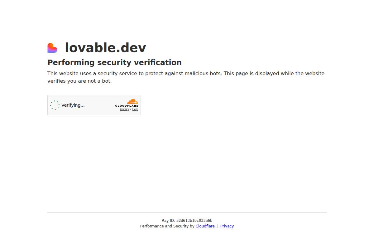 Lovable website preview