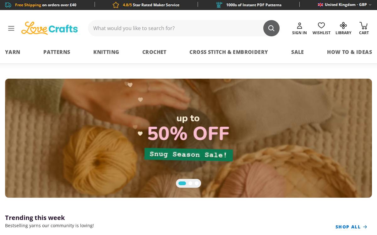 Lovecrafts website preview