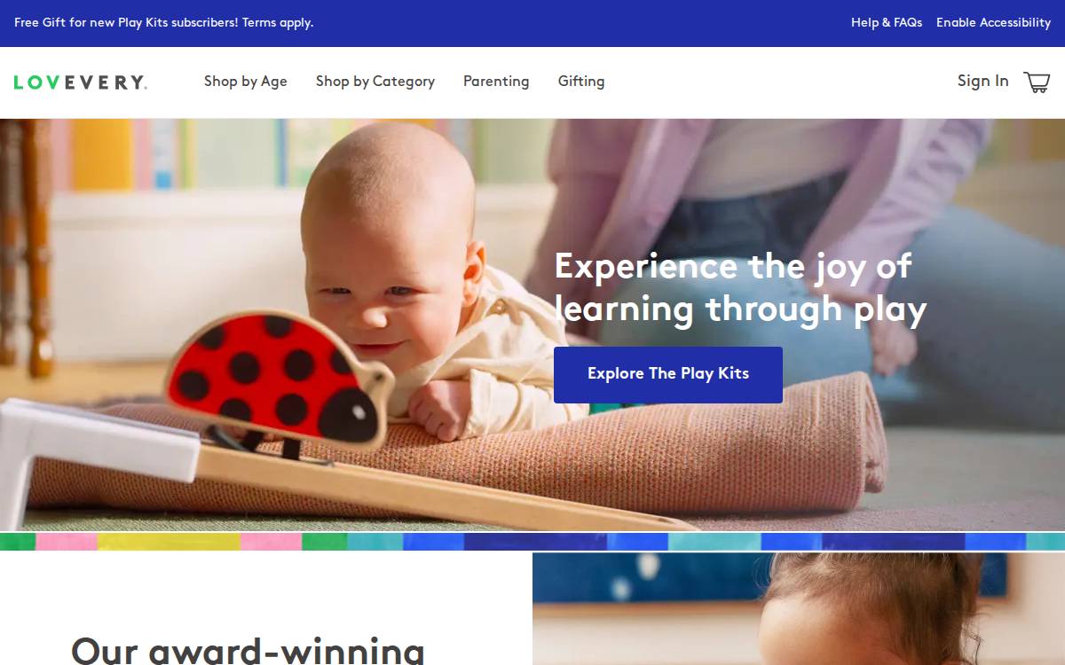 Loveverybaby website preview
