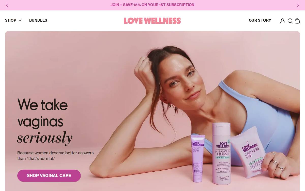 Lovewellness website preview