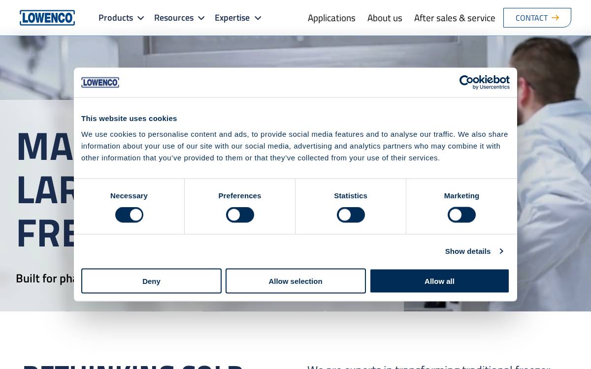 Lowenco A/S website preview