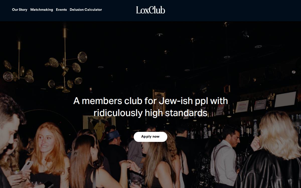 Lox club website preview